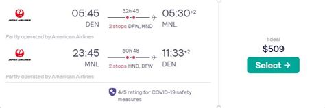 $533+ Flights from Denver, Colorado to Manila, .